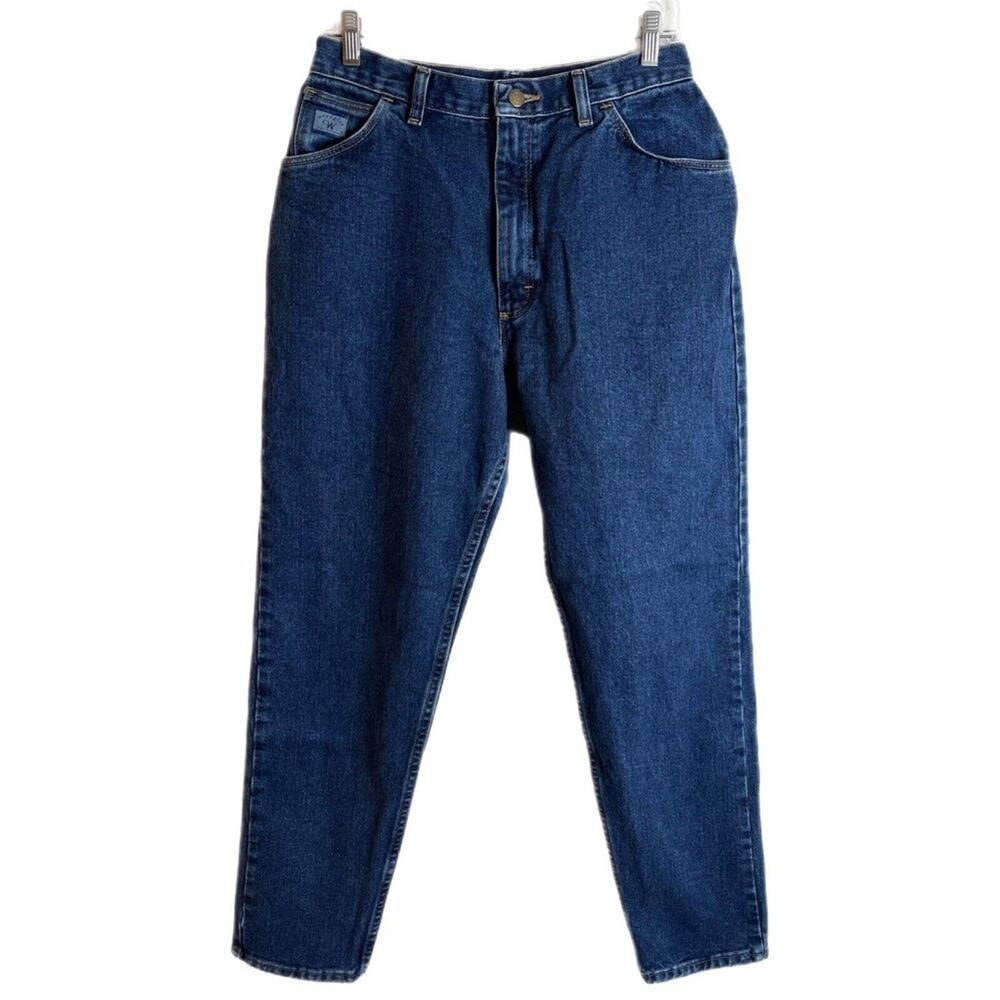 Wrangler Men's Jeans Size 28 x 29 Straight Leg Medium Indigo Wash 100% Cotton